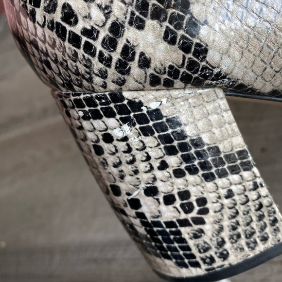 Marc Fisher Faux Snakeskin Ankle Boots - Picture 7 of 7